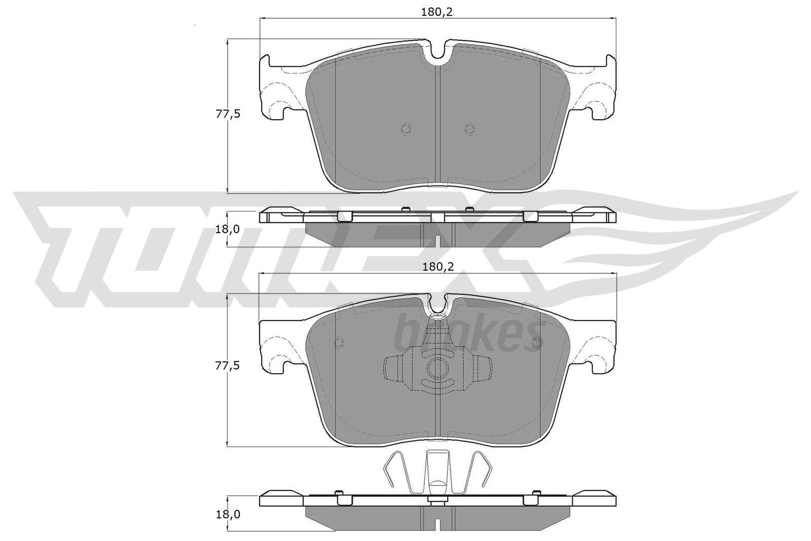 TOMEX Brakes TX 18-84 Sada...